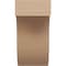 Ekena Millwork 4"W x 4"D x 8"H Wide Del Monte Rough Cedar Woodgrain TimberThane Corbel, Primed Tan CORUR04X04X08DELRCPR - alternate 6